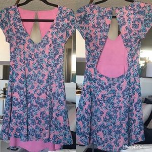 After Party by Nasty Gal Floral Cut Out Dress